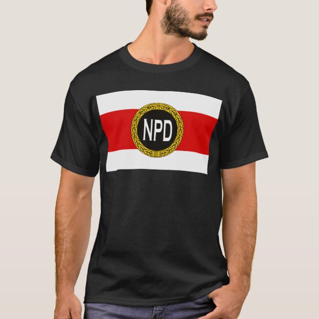 NPD:National-Demokratische Partei Deutschlands T-Shirt (Front)