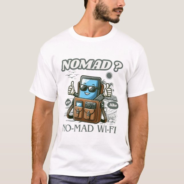 Npmad ? no-mad wifi T-Shirt (Front)