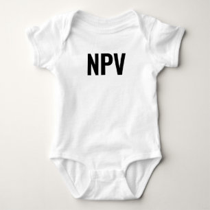NPV Net Present Value Baby Bodysuit