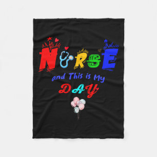 Nr Nurse Nursing Students Funny Nurses Fleece Blanket