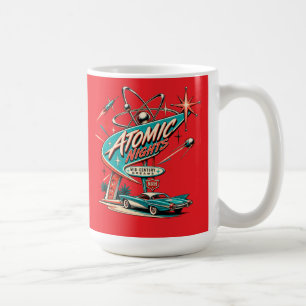 NRH Atomic Nights – 1950s Retro Futuristic Vintage Coffee Mug