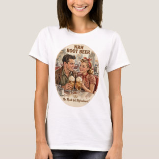 NRH Root Beer Route 66 Vintage Diner Women’s T-Shi T-Shirt
