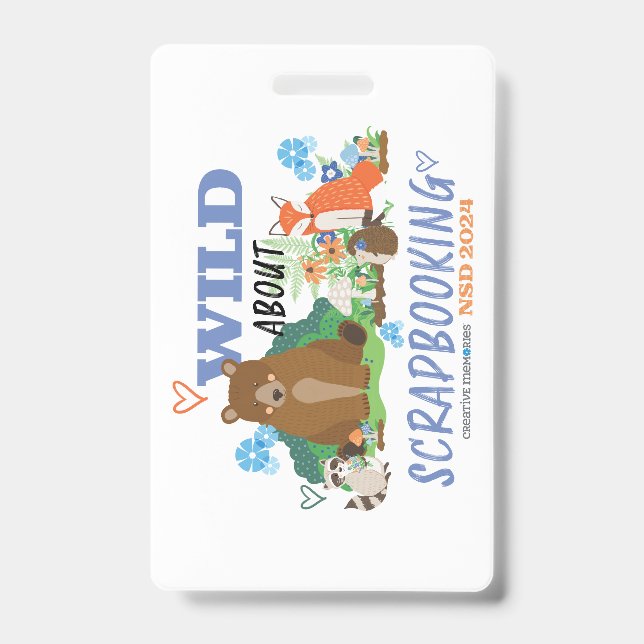 NSD 2024 Customisable Luggage Tag Badge ID Badge (Front)