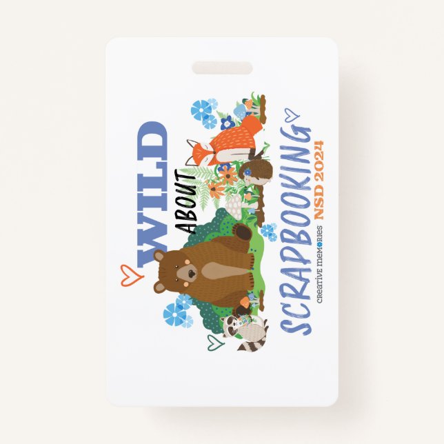 NSD 2024 Customisable Luggage Tag Badge ID Badge (Front)