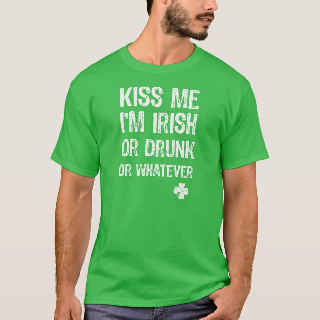 NSPF Kiss Me Funny St. Patrick's Day T-Shirt (Front)