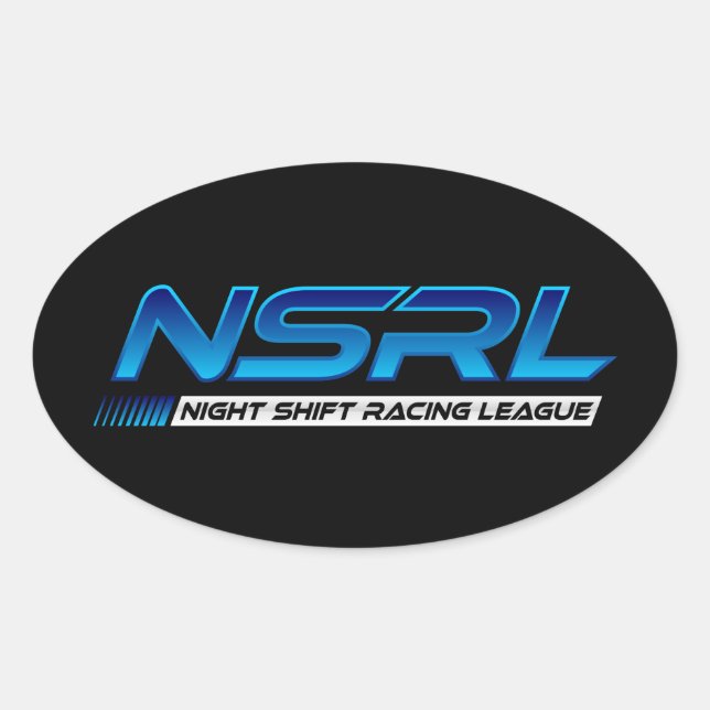 NSRL - Oval Sticker (Front)
