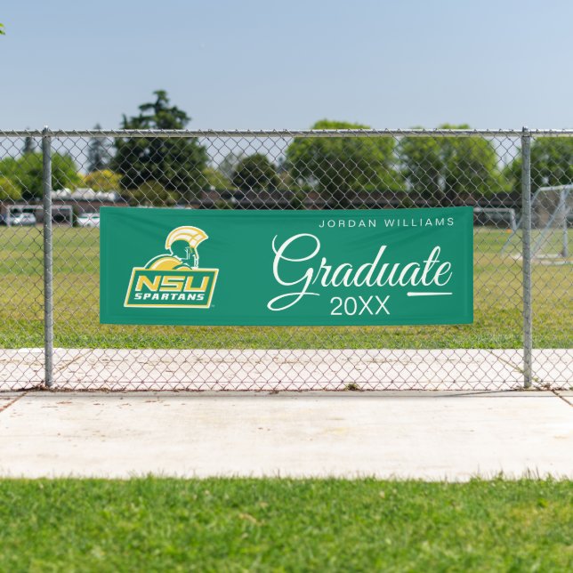 NSU Spartans Graduate Banner (Insitu)
