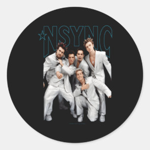 Nsync Official Thinking Of You Classic Round Sticker