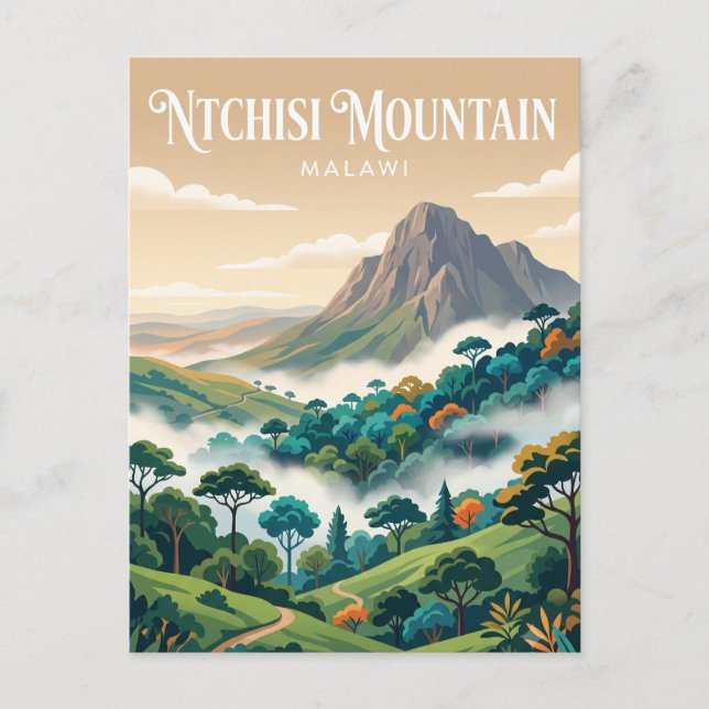 Ntchisi Mountain Malawi Postcard (Front)