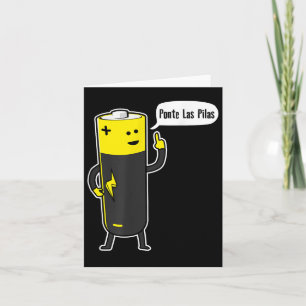 Nte Las Las Battery Motivational  Card