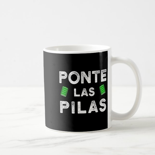 Nte Las Las Funny Spanish Saying Motivational  Coffee Mug (Right)