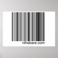 nthebare.com barcode poster