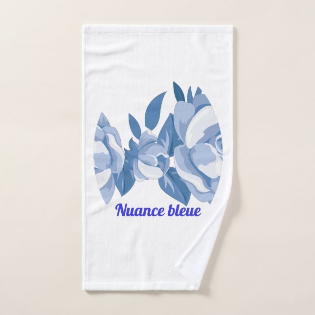 Nuance bleue ensemble bain bath towel set (Hand Towel)