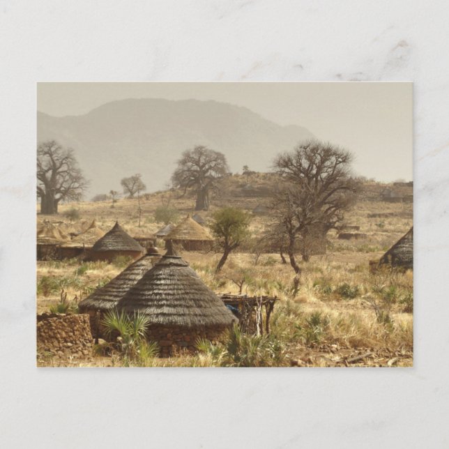 Nuba Mountains, Nugera village Postcard (Front)