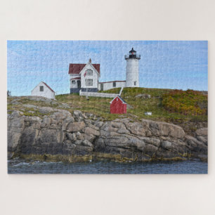 Nubble Light, Cape Neddick, Maine Jigsaw Puzzle
