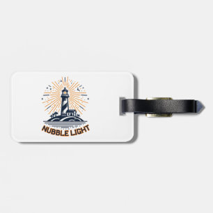 Nubble Light Maine Sunrise Luggage Tag