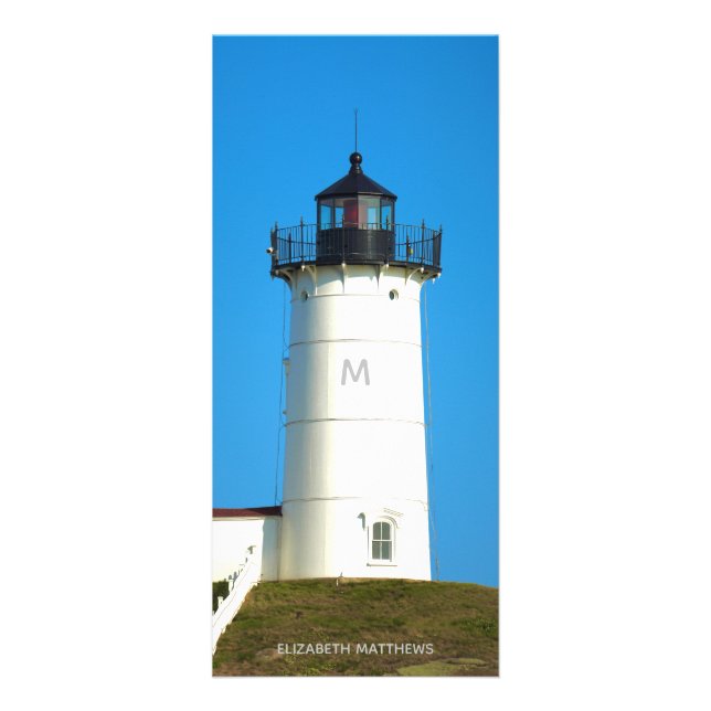 Nubble Lighthouse Bookmark Rack Card (Front)