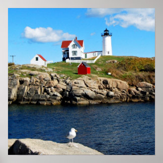 Nubble Lighthouse, Cape Neddick, Maine Poster