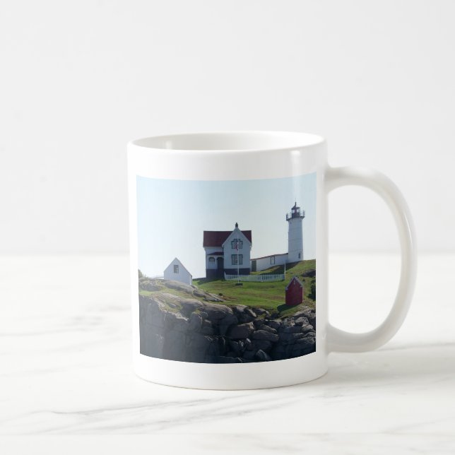 Nubble Lighthouse Coffee Mug (Right)