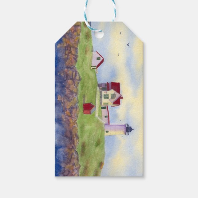 Nubble Lighthouse Gift Tag (Front)
