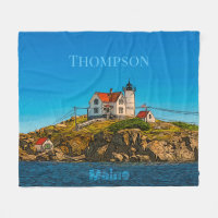 Nubble Lighthouse Maine Nautical Personalized