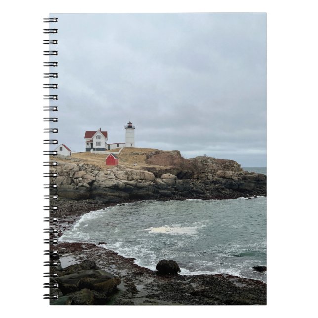 Nubble Lighthouse Photo  Notebook (Front)