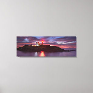 Nubble Lighthouse Wrapped Canvas