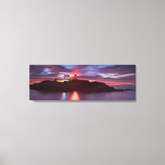 Nubble Lighthouse Wrapped Canvas (Front)
