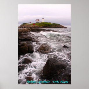 Nubble Lighthouse - York, Maine Poster
