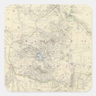 Nubia, Abyssinia Square Sticker