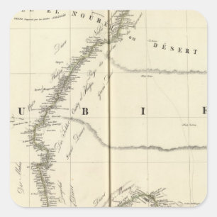 Nubia Africa 18 Square Sticker