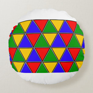 Nubian African Art – Heritage, African Pride Round Cushion