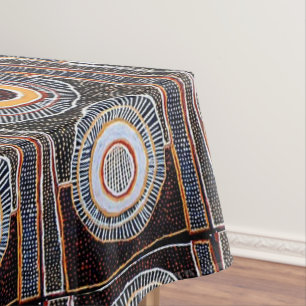 Nubian Bohemian Geometric Print  Tablecloth