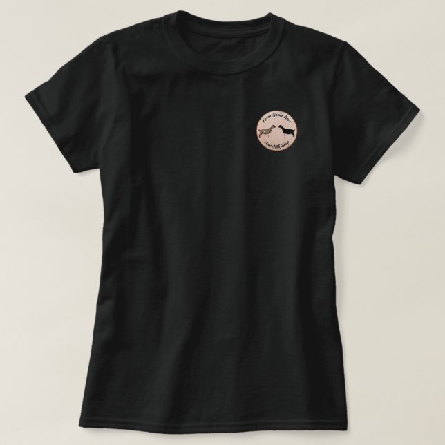 Nubian Dairy Goat Milk Soap #1 T-Shirt (Design Front)