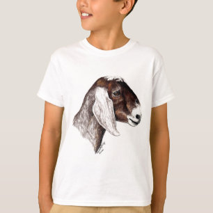Nubian Goat Art T Shirt