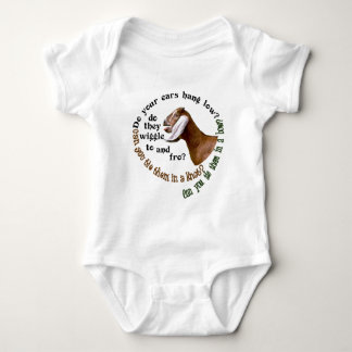 NUBIAN GOAT - DO YOUR EARS HANG LOW? BABY BODYSUIT