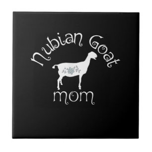 Nubian Goat Mum Gift Ceramic Tile