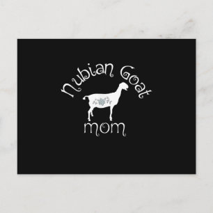 Nubian Goat Mum Gift Holiday Postcard
