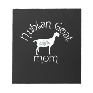 Nubian Goat Mum Gift Notepad