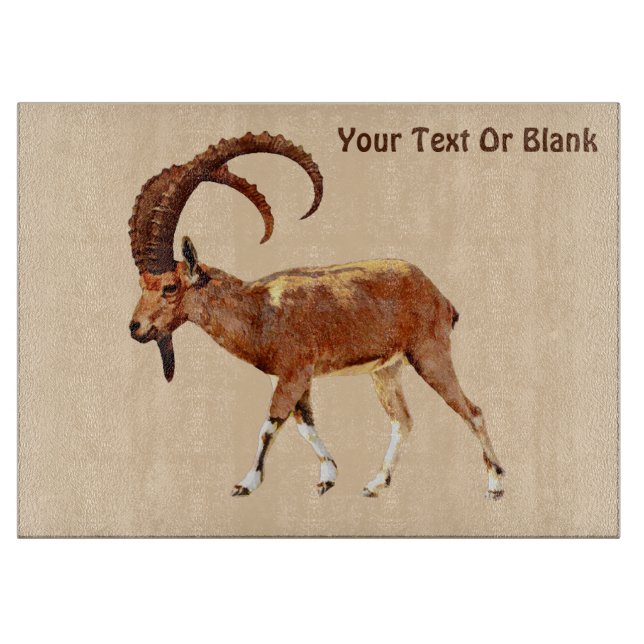 Nubian Ibex - Ein Gedi Cutting Board (Front)