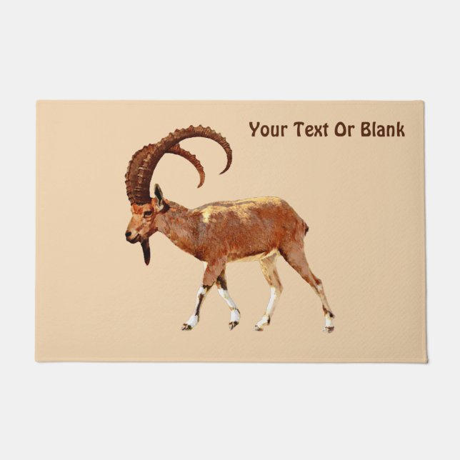 Nubian Ibex - Ein Gedi Doormat (Front)