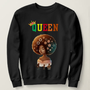 Nubian Queen: Fro Sho Women's sweatshirt