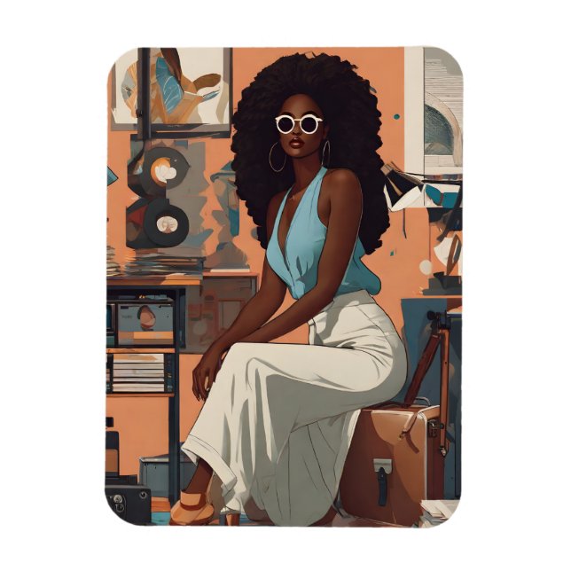 Nubian Swag Magnet (Vertical)