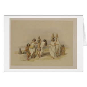 Nubian Women at Kortie on the Nile, from "Egypt an