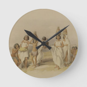 Nubian Women at Kortie on the Nile, from "Egypt an Round Clock