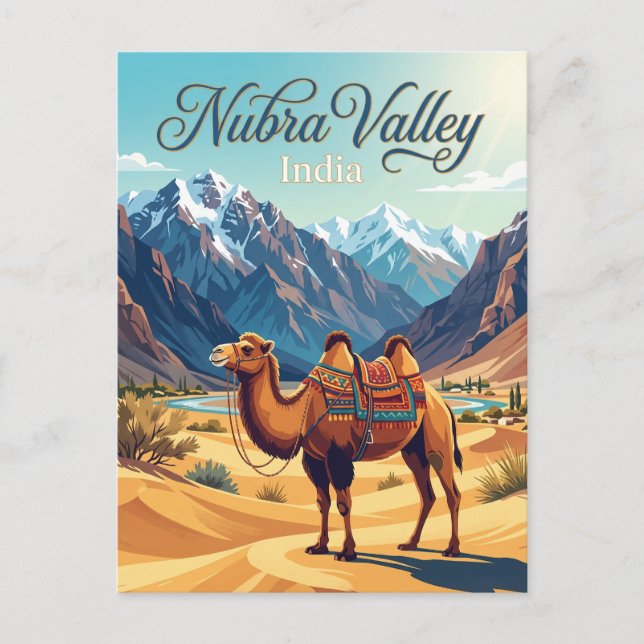 Nubra Valley India Postcard (Front)