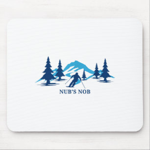 Nub's nob michigan ski resort skiing skier mouse pad