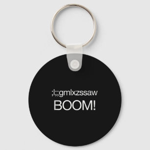 Nuclear Bomb Us Strategic Command Funny Quote Kid  Key Ring
