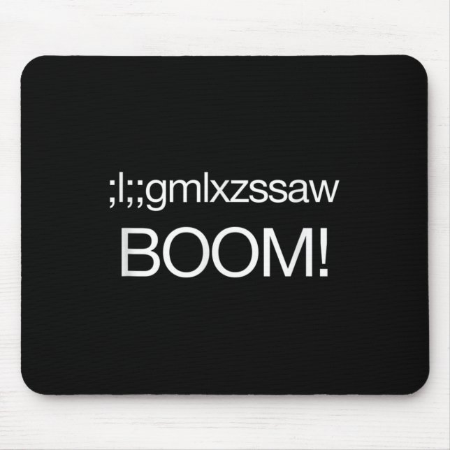Nuclear Bomb Us Strategic Command Funny Quote Kid  Mouse Pad (Front)