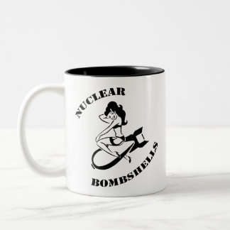 Nuclear Bombshells Caffeine Containment Unit Two-Tone Coffee Mug